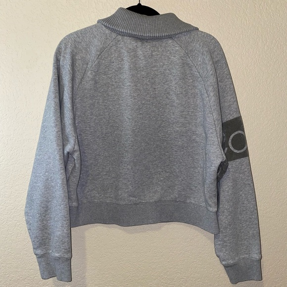 Calvin Klein Crops Grey Sweatshirt - Picture 3 of 7